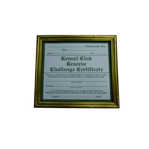 Reserve Challenge Certificate Frame